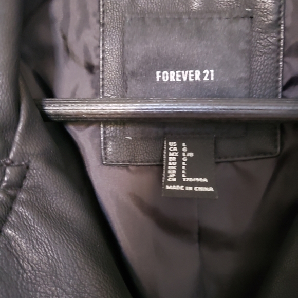 Forever 21 pleather jacket - Picture 2 of 4